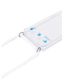 logo-print neck strap phone case