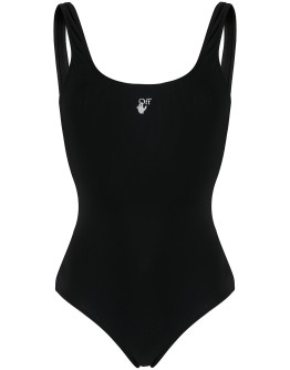 core logo print swimsuit