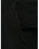draped asymmetric knitted dress
