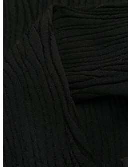 draped asymmetric knitted dress