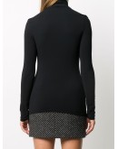 high neck long sleeve top