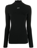 high neck long sleeve top