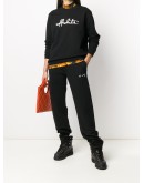 script logo sweatshirt