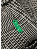 bold check print straight-leg trousers