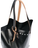 heart print tote bag