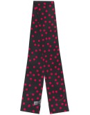 polka dot print scarf