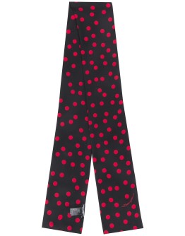 polka dot print scarf