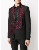 polka dot print scarf