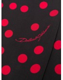 polka dot print scarf