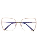 two-tone square glasses