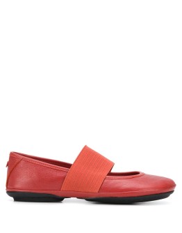 elasticated strap ballerina shoes