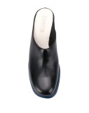 Meda 60mm two-tone mules 