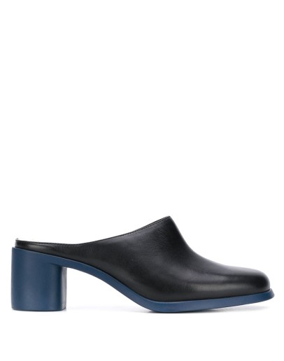 Meda 60mm two-tone mules 