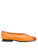 TWS contrast-panel ballerina shoes