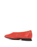 TWS contrast-panel ballerina shoes