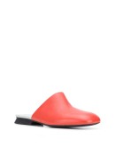 Twins square toe mules