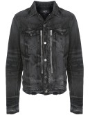 Bandana MX2 distressed denim jacket