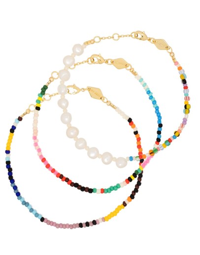 Baja and Alaia beaded bracelet set 