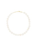 Stellar 18kt gold-plated pearl necklace