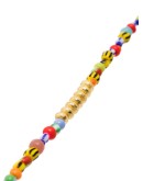 18kt gold-plated Alaia beaded necklace