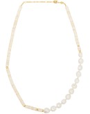 Nomad pearl-beaded necklace