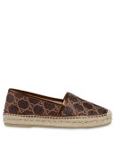 logo-print metallic espadrilles