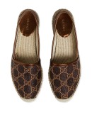 logo-print metallic espadrilles