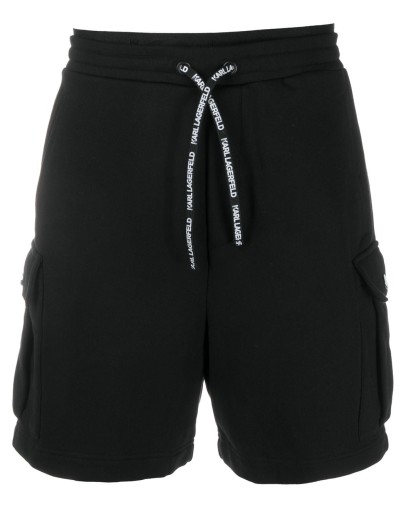 neon logo track shorts