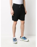 neon logo track shorts