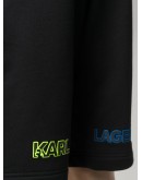 neon logo track shorts