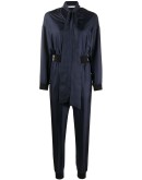 V-neck zipped jumpsuit