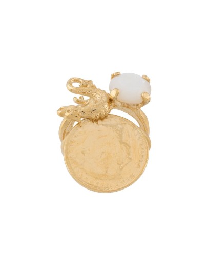 I Play mother of pearl ring