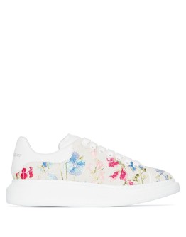 embroidered floral oversize sneakers