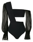 one shoulder bodysuit