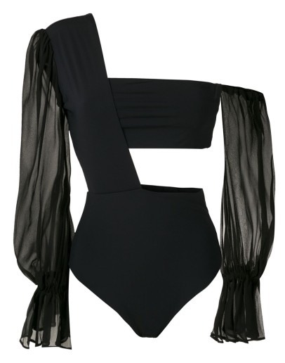 one shoulder bodysuit