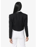 cropped tuxedo blazer