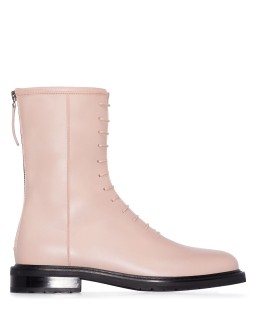 Combat lace-up boots