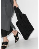 Intrecciato quilted tote bag