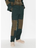 Workwear patchwork trousers