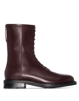 Combat lace-up boots