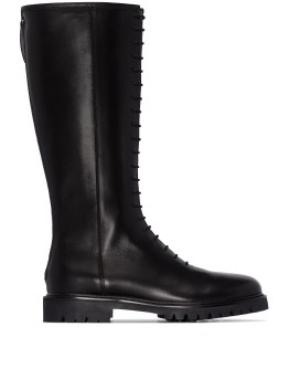 lace-up combat boots