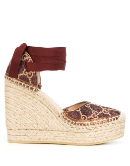 Heritage GG 120mm platform espadrilles