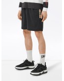 Vintage Check trim track shorts