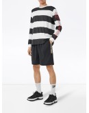 Vintage Check trim track shorts