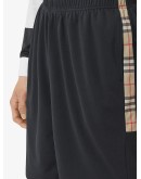 Vintage Check trim track shorts