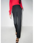wrap waist tailored trousers