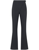 wrap waist tailored trousers