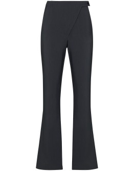 wrap waist tailored trousers
