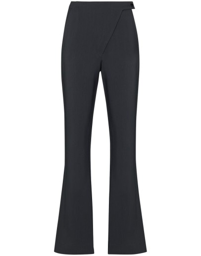 wrap waist tailored trousers