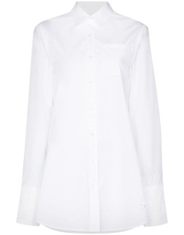 longline buttoned shirt